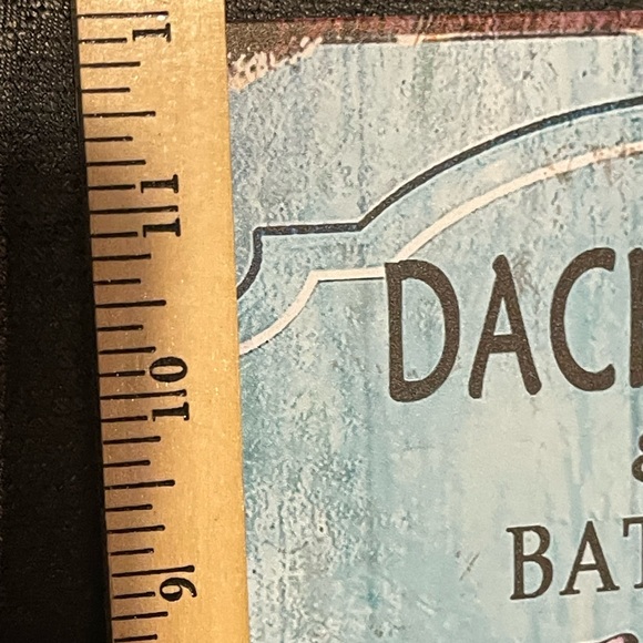 Dachshund Bath Soap Always Wash Your Weiner Metal Wall Sign - Picture 7 of 9